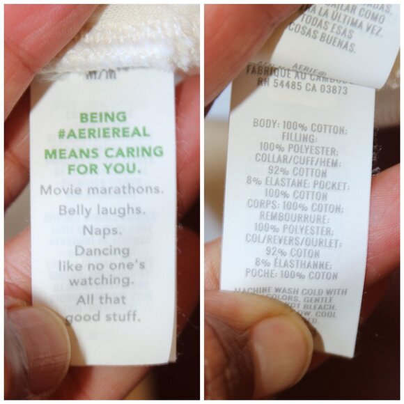 Aerie Quilted Cardi Bomber Jacket Size M/oversize Long Sleeves Snap Buttons - Picture 8 of 11